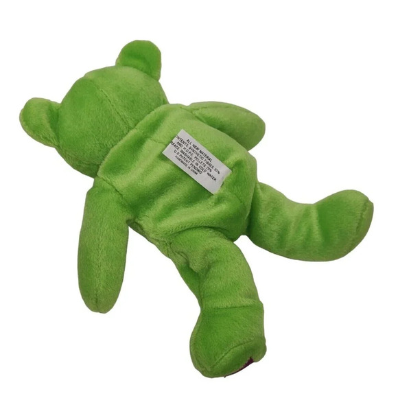 Universal Studios Green Bear Stuffed Animal Plush Toy 8 inch - Picture 4 of 7